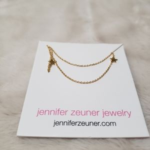 Jennifer Zeuner Double Star Necklace